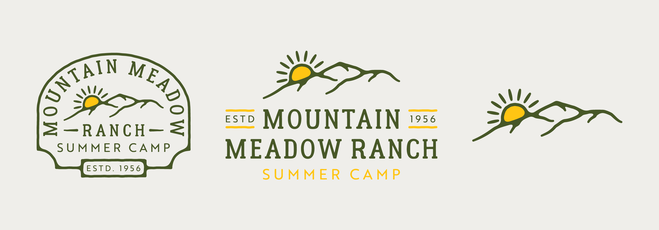 logo suite for mountain meadow ranch